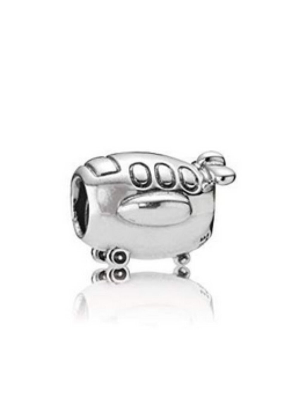 Silver Pandora Airplane Charm